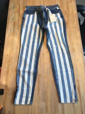Women's A$AP Rocky x GUESS Striped Skinny Jeans Size 27